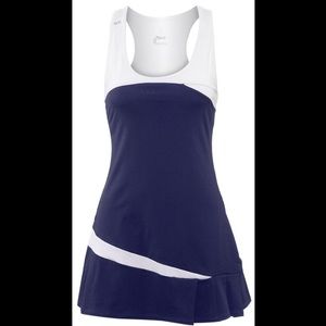 DUC Sport Navy Fire Modernistic Tennis Dress